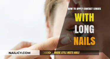 Long Nails, No Problem: Applying Contact Lenses Easily