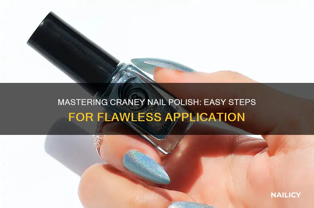 how to apply craney nail polish