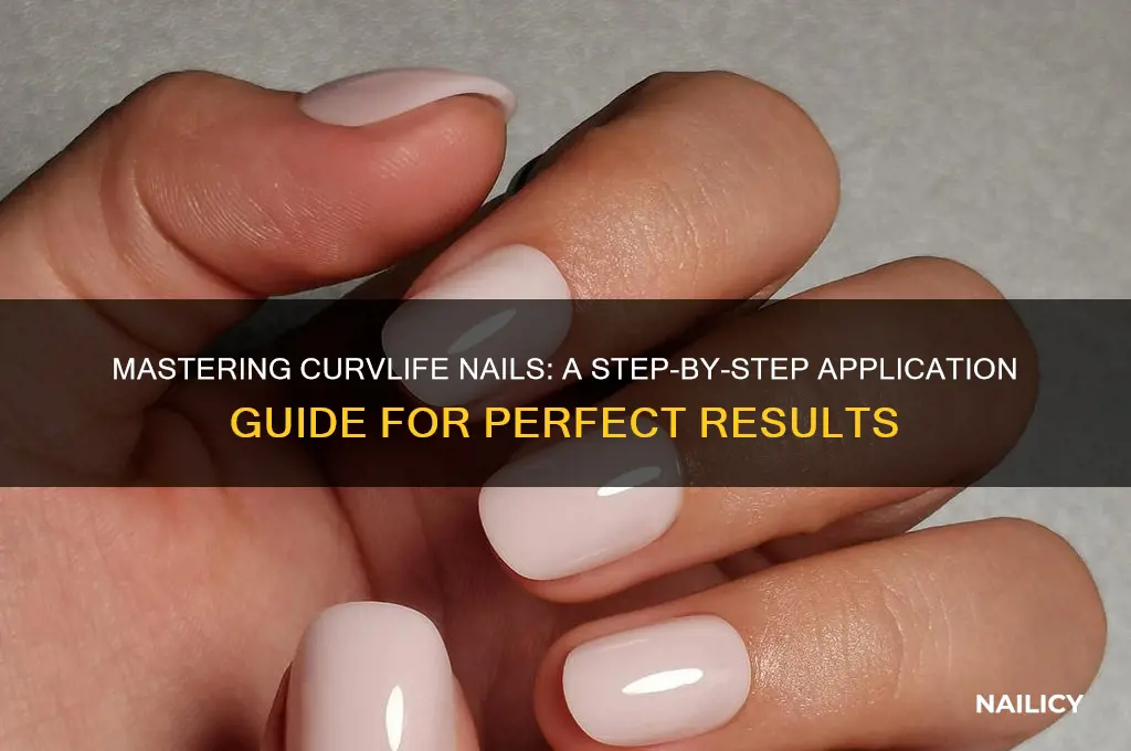 how to apply curvlife nails