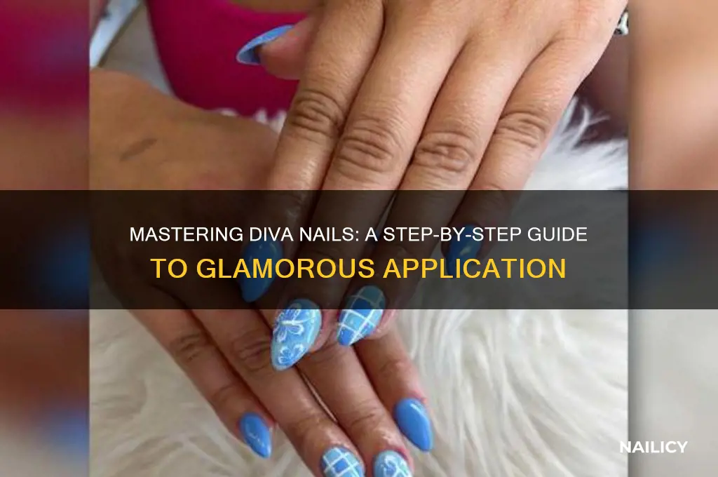 how to apply diva nails