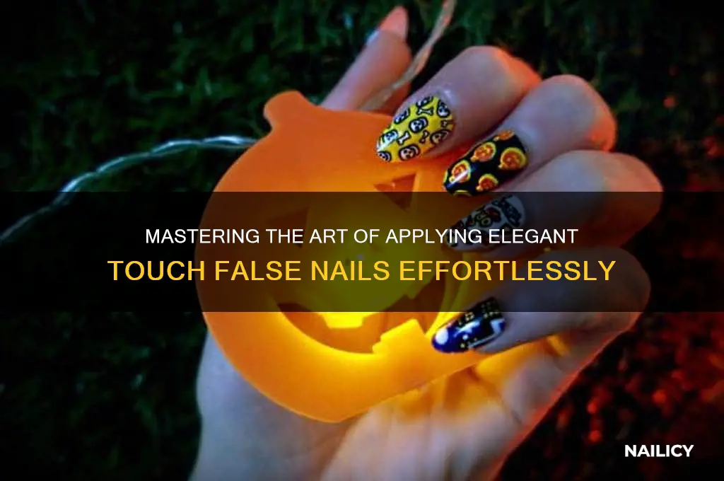 how to apply elegant touch false nails