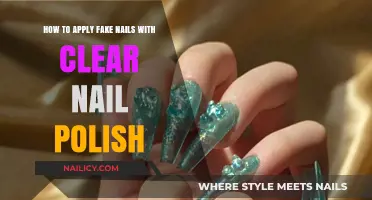 Easy Steps to Apply Fake Nails with Clear Nail Polish