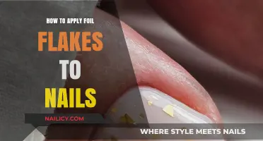 Glam Up Your Manicure: Easy Foil Flakes Nail Art Guide
