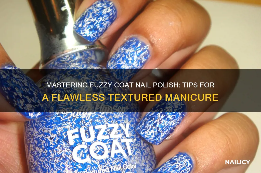 how to apply fuzzy coat nail polish