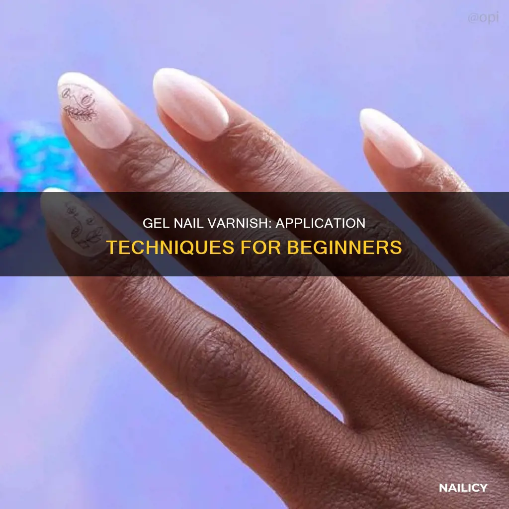 how to apply gel nail varnish