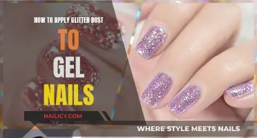 Applying Glitter Dust to Gel Nails: Easy Steps to Sparkle
