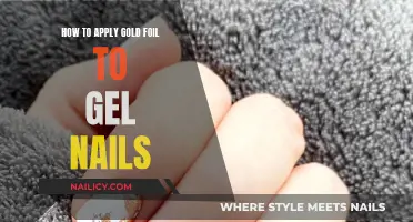 Applying Gold Foil to Gel Nails: A Step-by-Step Guide