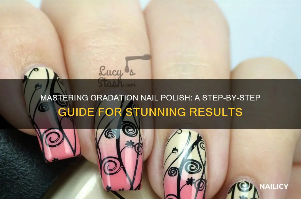 how to apply gradation nail polish
