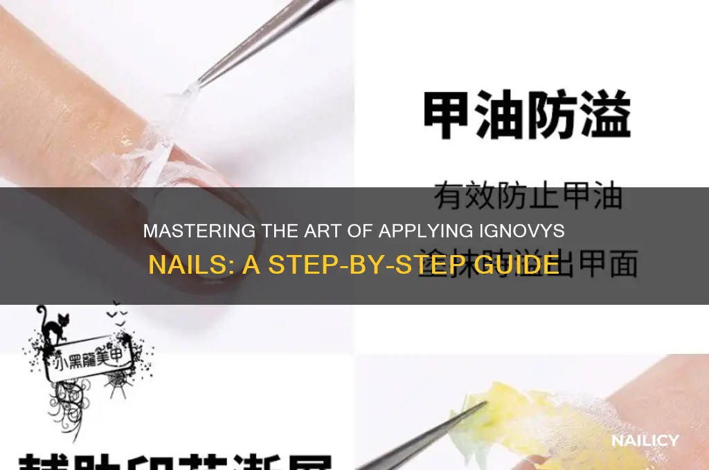 how to apply ignovys nails