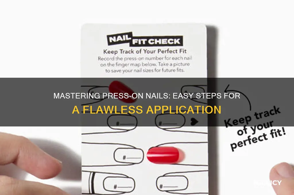 how to apply impress press on nails