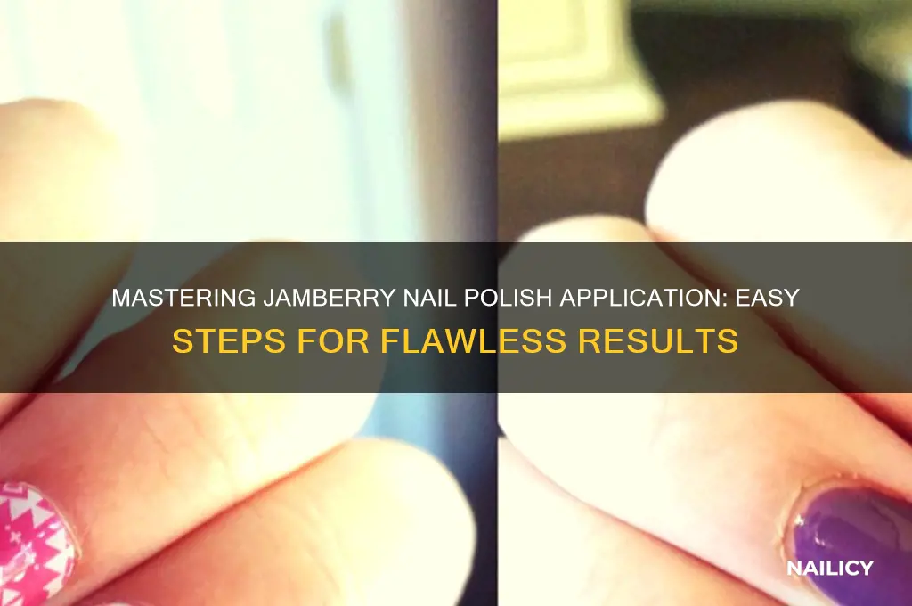 how to apply jamberry nail polish
