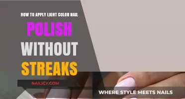 Perfect Streak-Free Light Nail Polish Application: Tips and Tricks