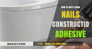 Mastering Liquid Nails: A Step-by-Step Guide to Perfect Application