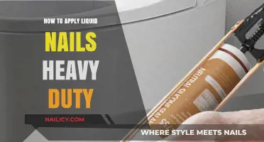 Mastering Liquid Nails Heavy Duty: A Step-by-Step Application Guide