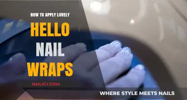 Effortless Nail Art: A Step-by-Step Guide to Applying Lovely Hello Nail Wraps