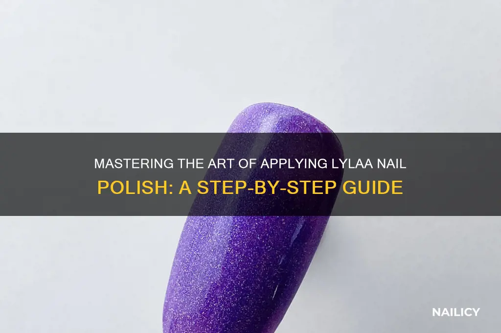 how to apply lylaa nail polish
