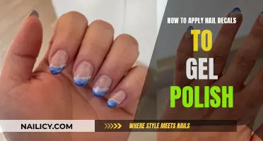 Applying Nail Decals: Gel Polish Perfection