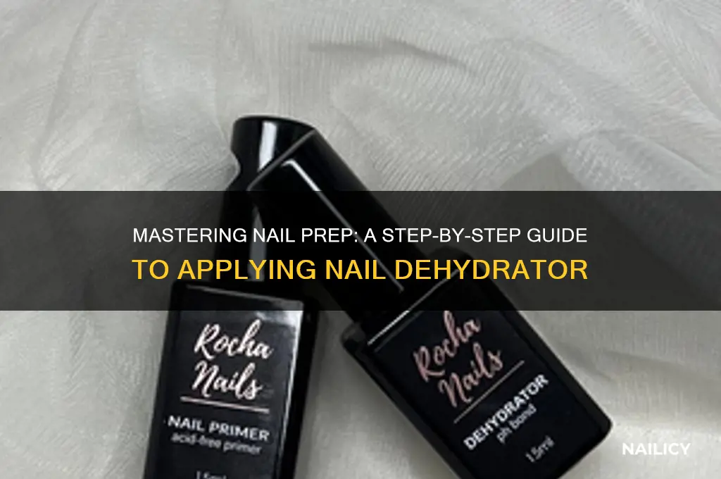 how to apply nail dehydrator