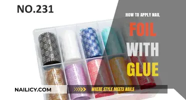 Mastering Nail Foil Application: A Step-by-Step Guide Using Glue