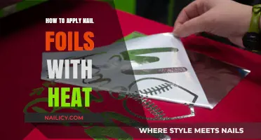 Mastering Heat Application: A Guide to Perfect Nail Foil Designs