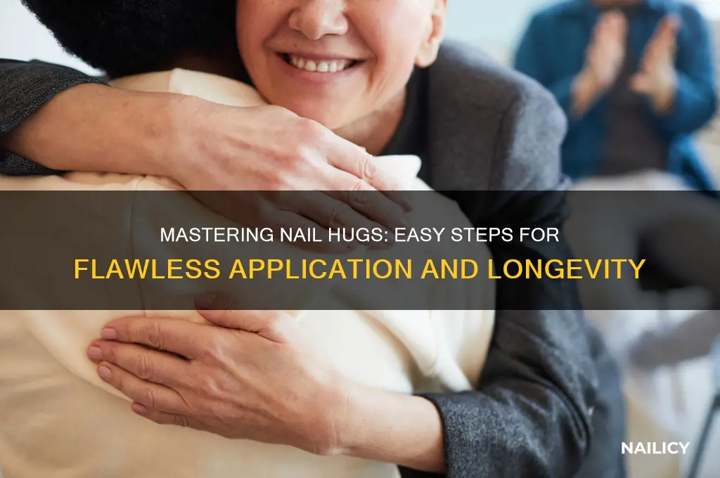 how to apply nail hugs