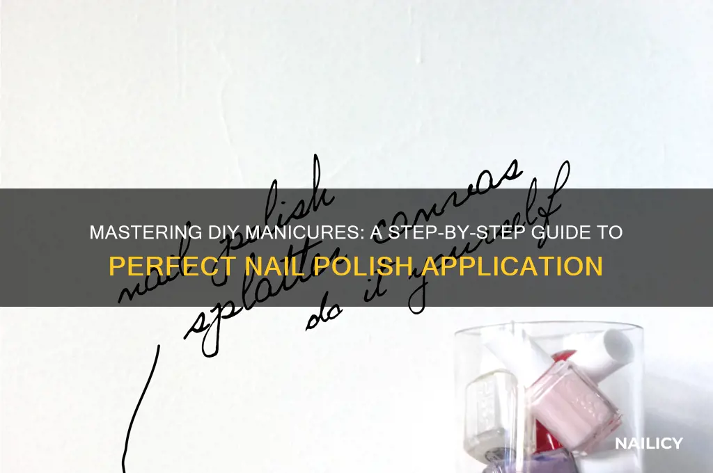 how to apply nail polish at home