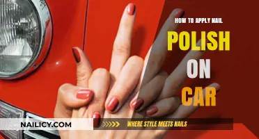 Creative Car Customization: Applying Nail Polish for a Unique Finish