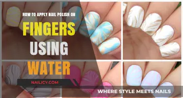 Effortless Nail Polish Application: The Water Method Unveiled