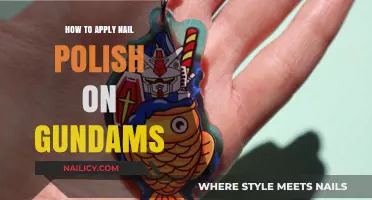 Gundam Nail Art: Mastering the Art of Applying Nail Polish on Mecha Models
