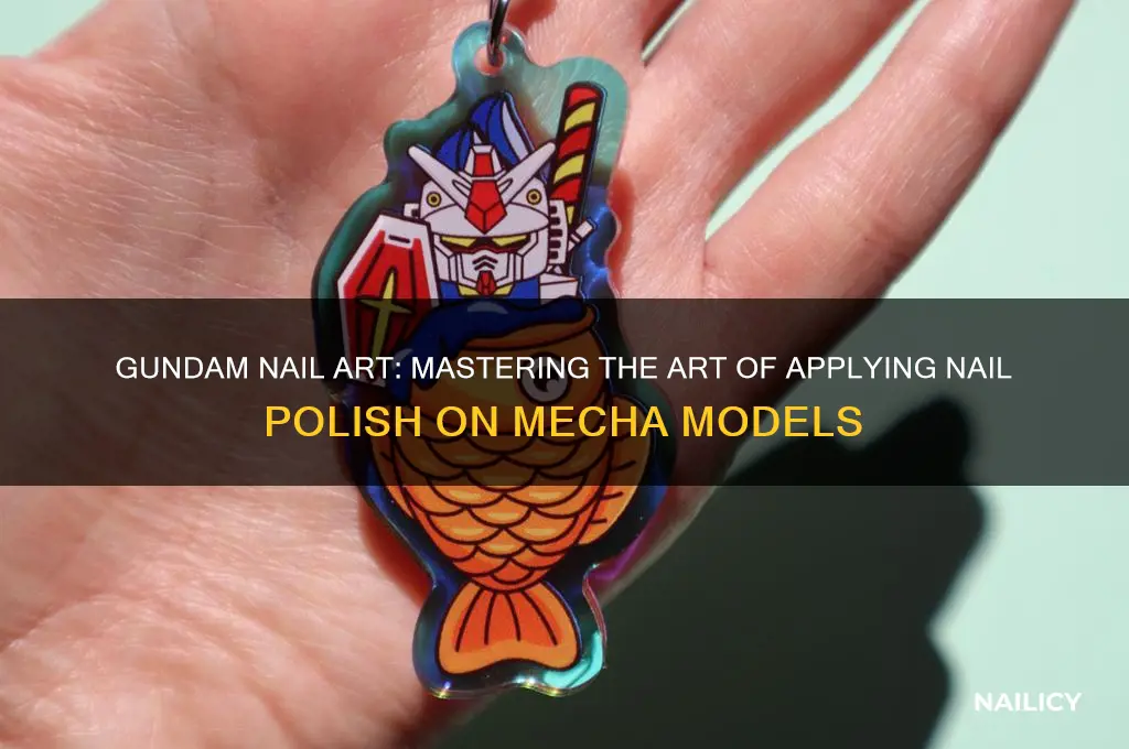 how to apply nail polish on gundams