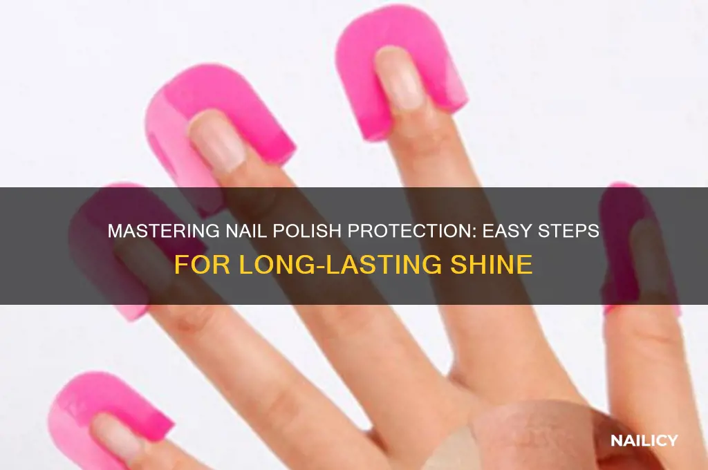 how to apply nail polish protector