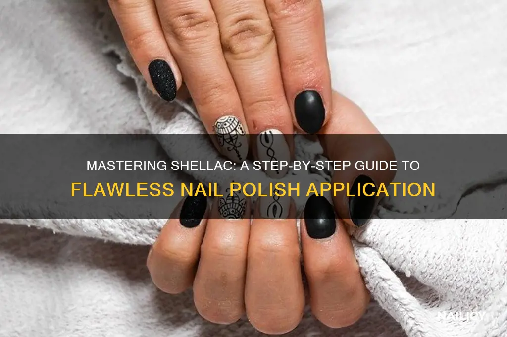 how to apply nail polish shellac