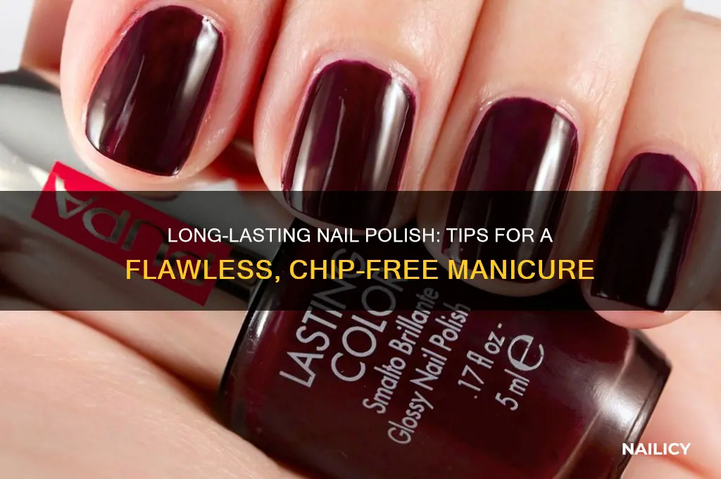 how to apply nail polish so it lasts