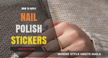 Effortless Nail Art: Mastering the Application of Nail Polish Stickers