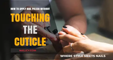 Master Flawless Nail Polish Application: Avoid Cuticle Contact with Ease