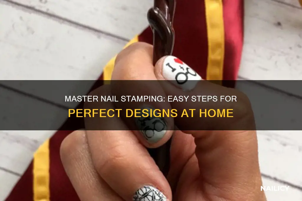 how to apply nail stamps
