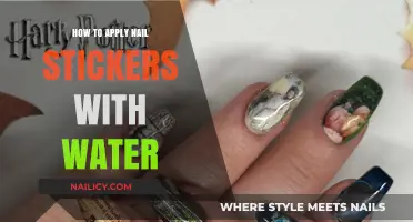 Easy Water Application: Mastering Nail Stickers for Flawless Manicures