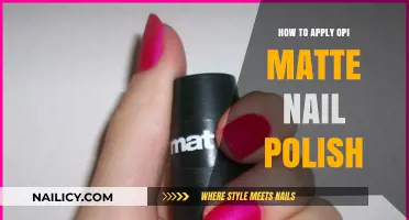 Achieve Perfect Matte Nails: A Guide to Applying OPI Matte Polish