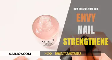 Mastering Strong Nails: A Guide to Applying OPI Nail Envy