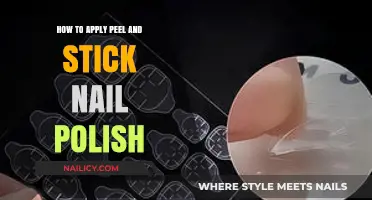 Effortless Peel and Stick Nail Polish Application: A Step-by-Step Guide