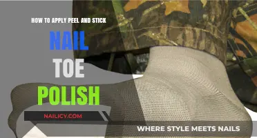 Effortless DIY Pedicure: Mastering Peel and Stick Toe Polish Application