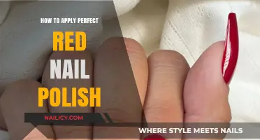 Mastering the Art of Flawless Red Nail Polish Application
