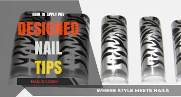 Effortless Nail Art: Applying Pre-Designed Nail Tips Like a Pro