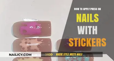 Easy Press-On Nail Application: Using Stickers for Flawless Results