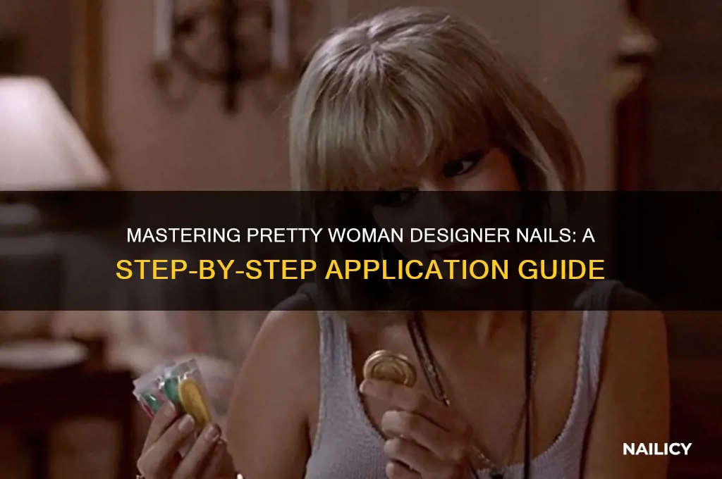 how to apply pretty woman designer nails