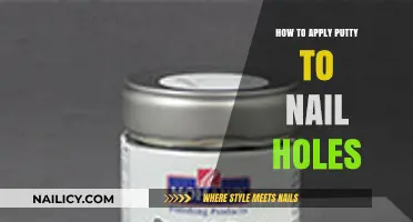 Mastering Putty Application: Seamlessly Fill Nail Holes Like a Pro