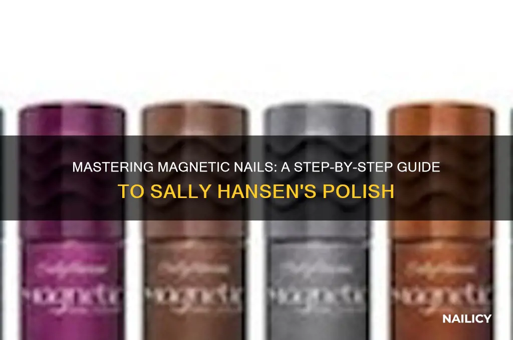 how to apply sally hansen magnetic nail polish