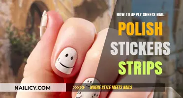 Easy Steps to Apply Sheets Nail Polish Stickers Strips Flawlessly