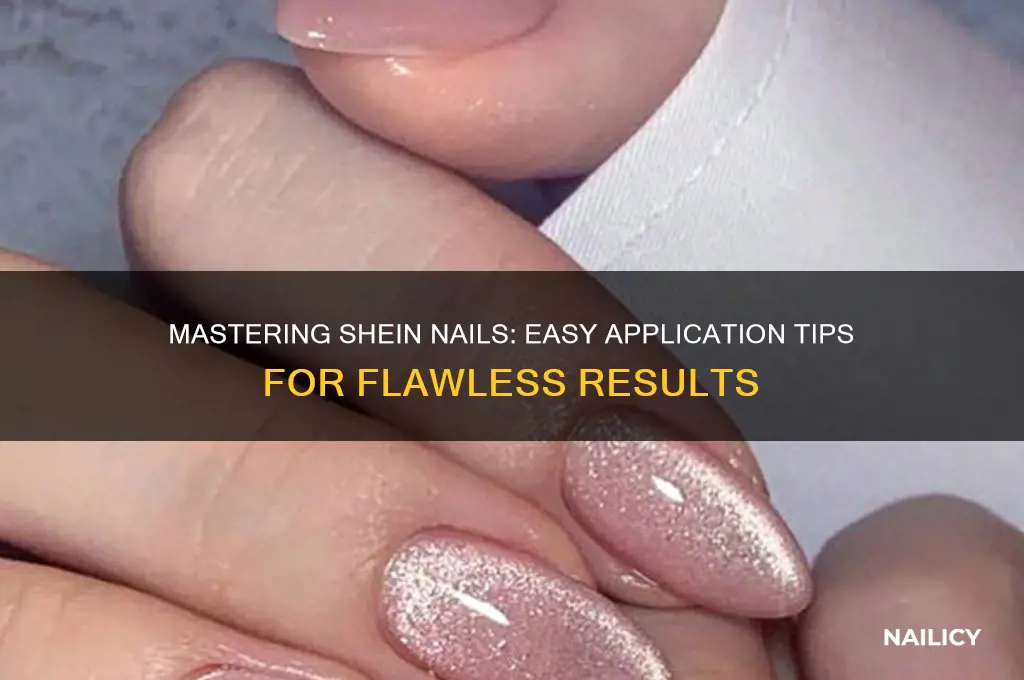 how to apply shein nails