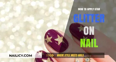 Sparkle Like a Star: Easy Steps to Apply Star Glitter on Nails